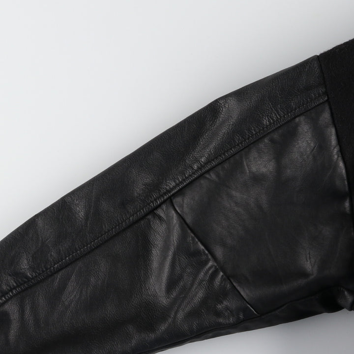 UNKNOWN Leather Sleeve Wool Varsity Jacket Award Jacket Varsity Jacket Made in Canada Men's L /eaa406807