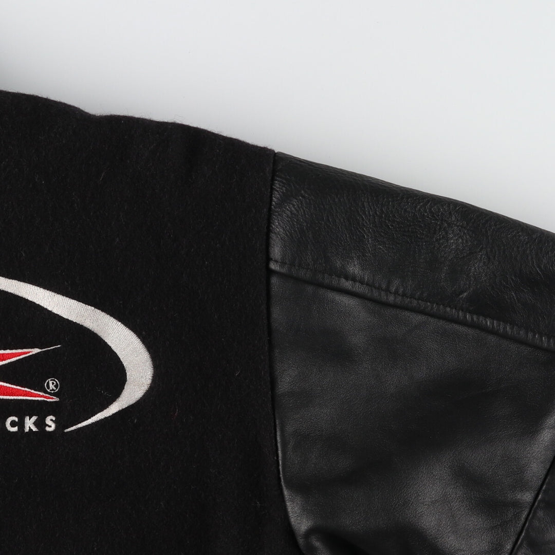 UNKNOWN Leather Sleeve Wool Varsity Jacket Award Jacket Varsity Jacket Made in Canada Men's L /eaa406807