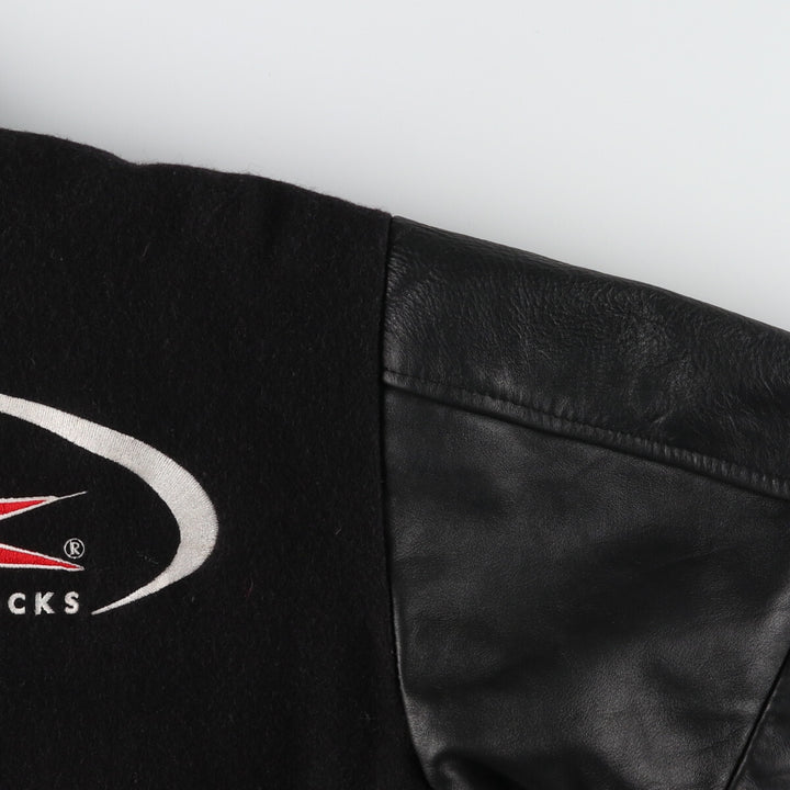 UNKNOWN Leather Sleeve Wool Varsity Jacket Award Jacket Varsity Jacket Made in Canada Men's L /eaa406807