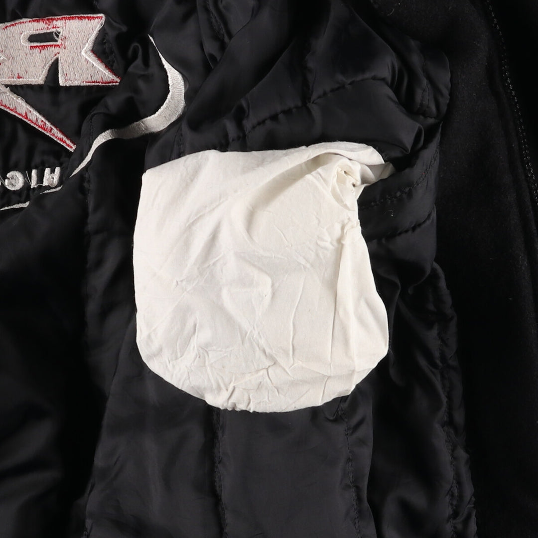 UNKNOWN Leather Sleeve Wool Varsity Jacket Award Jacket Varsity Jacket Made in Canada Men's L /eaa406807