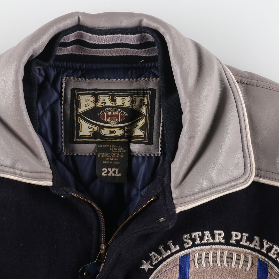 90'S BARR FOX varsity jacket award jacket men's XXL vintage /eaa406809