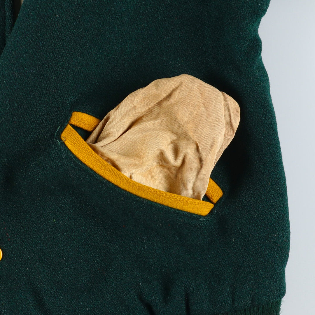 UNKNOWN Wool Stadium Jacket Award Jacket Varsity Jacket Men's L Vintage /eaa406819