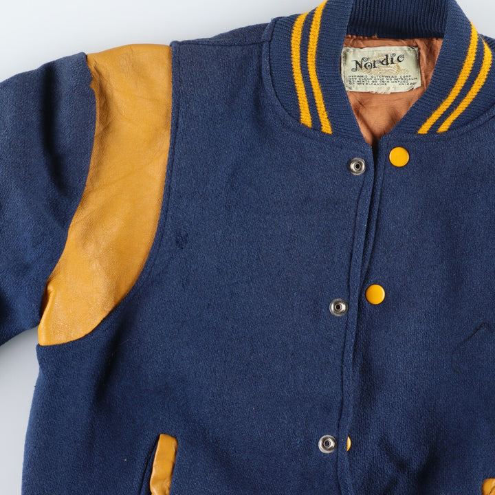 60s-70'S Nordic Wool Stadium Jacket Award Jacket Varsity Jacket Men's S Vintage /eaa406820