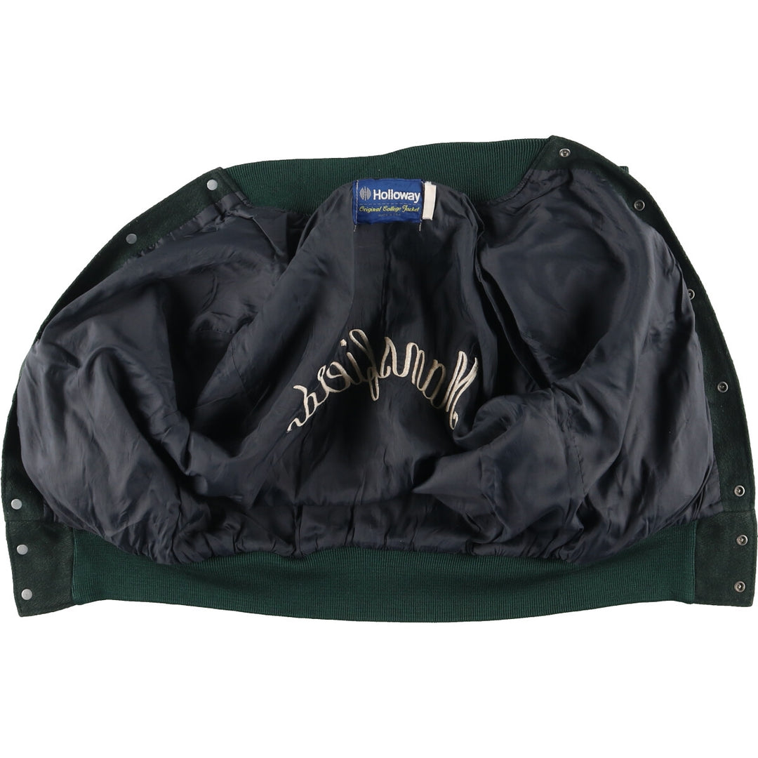 80'S Holloway Wool Stadium Jacket Award Jacket Varsity Jacket Made in USA Men's S Vintage /eaa406821
