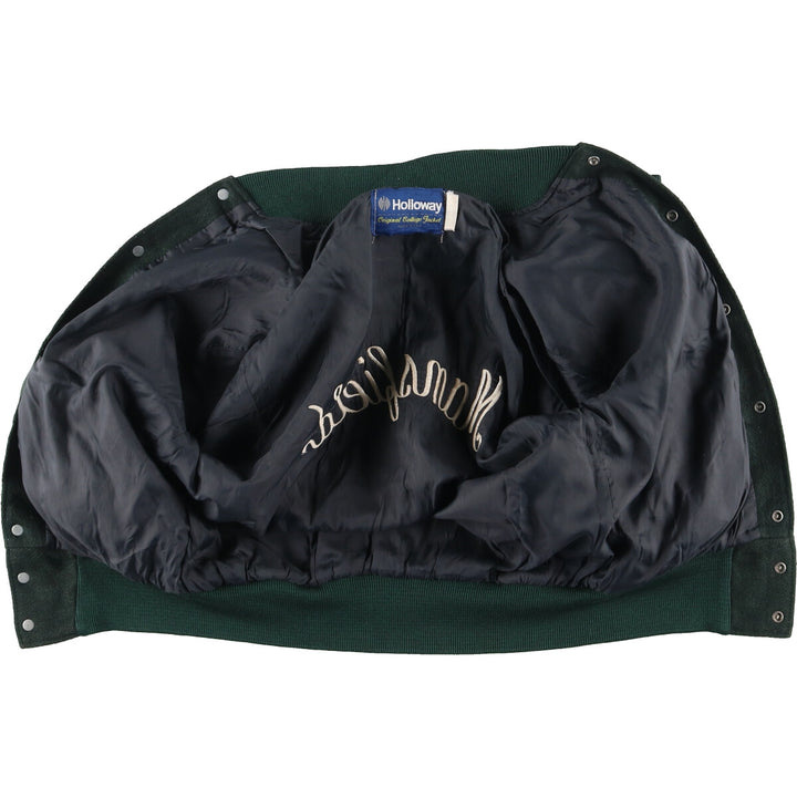 80'S Holloway Wool Stadium Jacket Award Jacket Varsity Jacket Made in USA Men's S Vintage /eaa406821