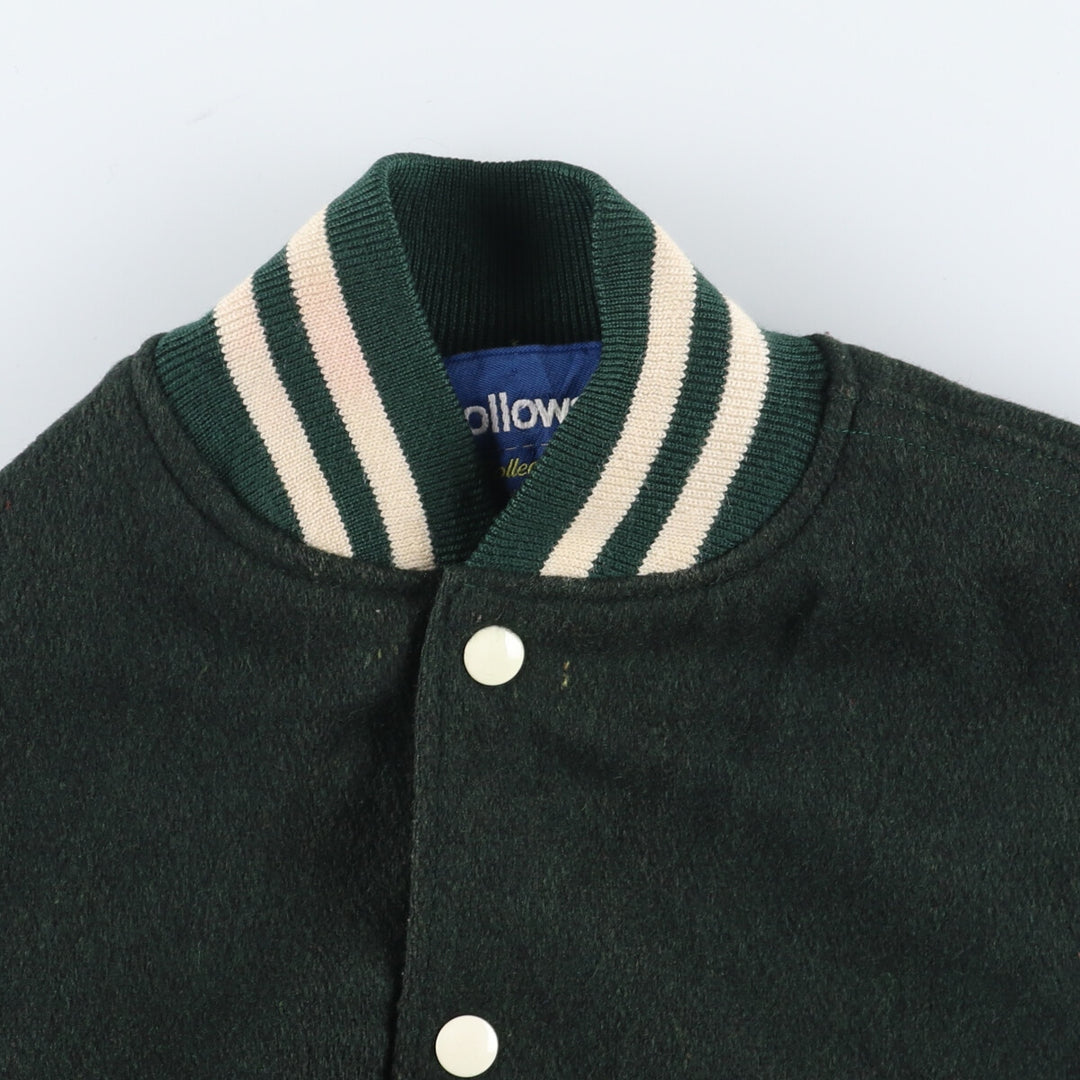 80'S Holloway Wool Stadium Jacket Award Jacket Varsity Jacket Made in USA Men's S Vintage /eaa406821