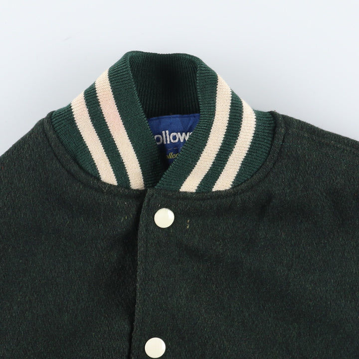 80'S Holloway Wool Stadium Jacket Award Jacket Varsity Jacket Made in USA Men's S Vintage /eaa406821