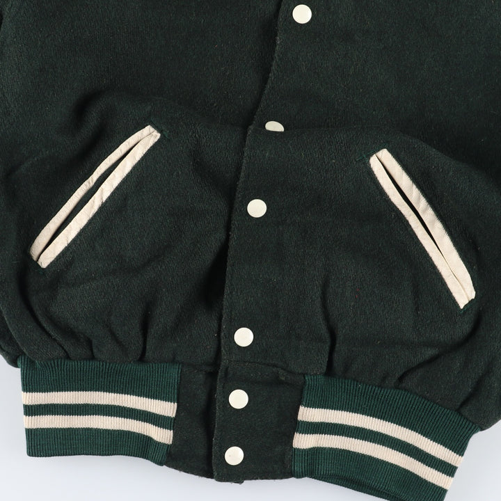 80'S Holloway Wool Stadium Jacket Award Jacket Varsity Jacket Made in USA Men's S Vintage /eaa406821