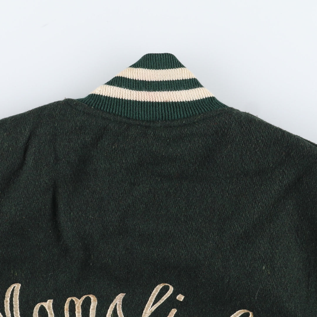 80'S Holloway Wool Stadium Jacket Award Jacket Varsity Jacket Made in USA Men's S Vintage /eaa406821