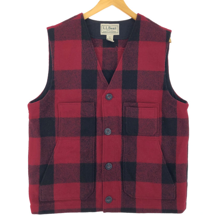 00'S LLBean wool vest men's L /eaa406898