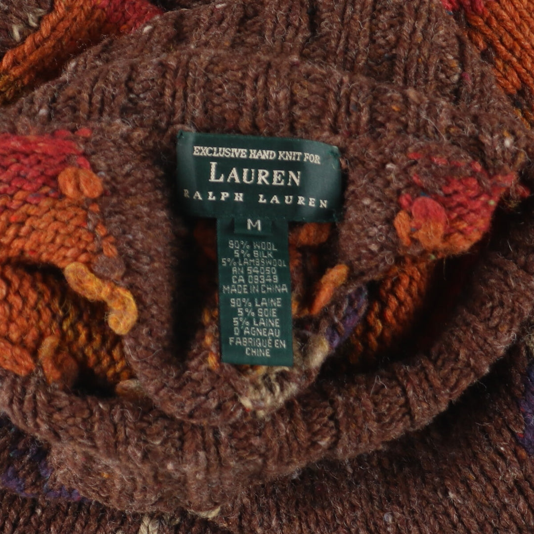 90'S Ralph Lauren LAUREN Wool knit sweater Women's M Vintage / eaa406911