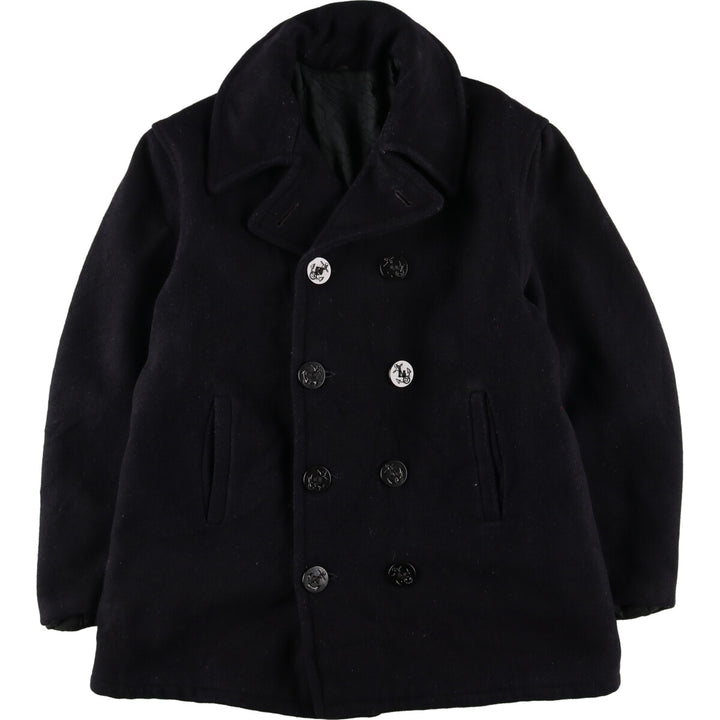 70'S UNKNOWN peacoat P coat men's L vintage /eaa406942