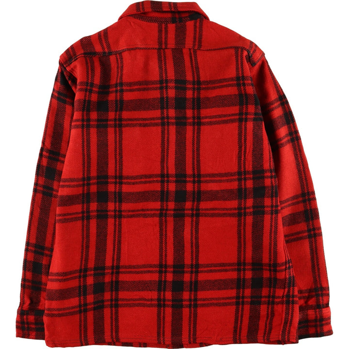 70'S BEMIDJI Check Pattern Wool Jacket Men's M Vintage /eaa406944