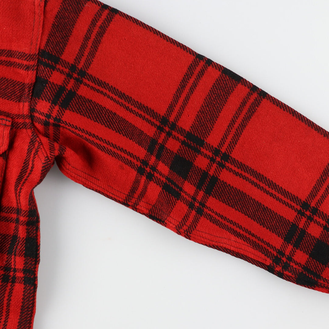 70'S BEMIDJI Check Pattern Wool Jacket Men's M Vintage /eaa406944