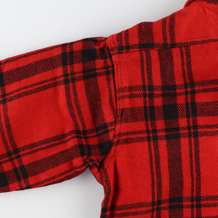 70'S BEMIDJI Check Pattern Wool Jacket Men's M Vintage /eaa406944