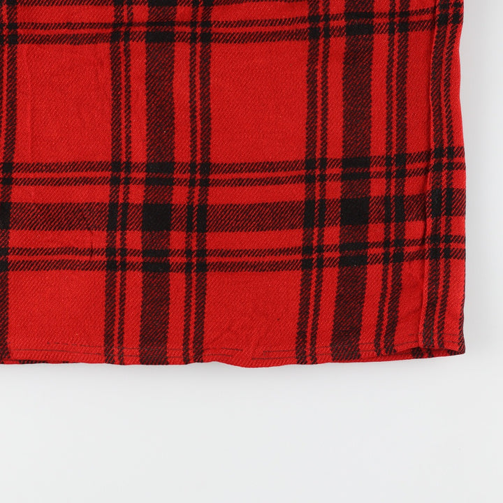 70'S BEMIDJI Check Pattern Wool Jacket Men's M Vintage /eaa406944