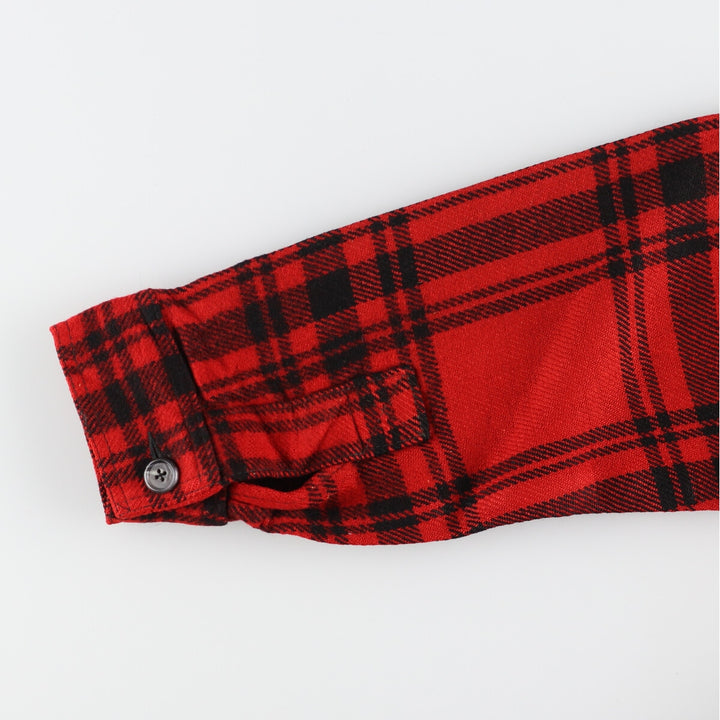 70'S BEMIDJI Check Pattern Wool Jacket Men's M Vintage /eaa406944