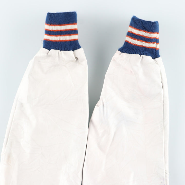 SPORTS PLUS Sailor collar hooded leather sleeve wool varsity jacket award jacket varsity jacket women's M /eaa406981