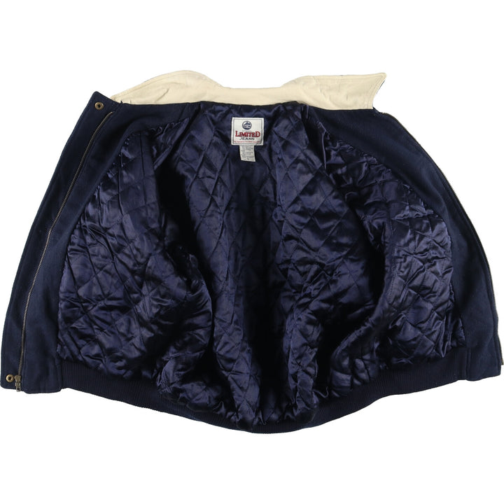 LIMITED Collared Leather Sleeve Wool Stadium Jacket Award Jacket Varsity Jacket Women's XL /eaa406982