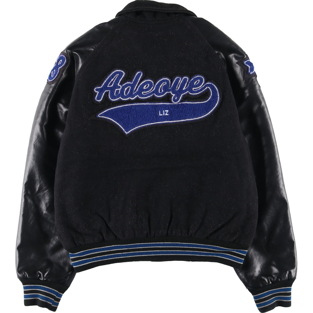 MAVERICK Leather Sleeve Wool Varsity Jacket Award Jacket Varsity Jacket Men's M /eaa406992