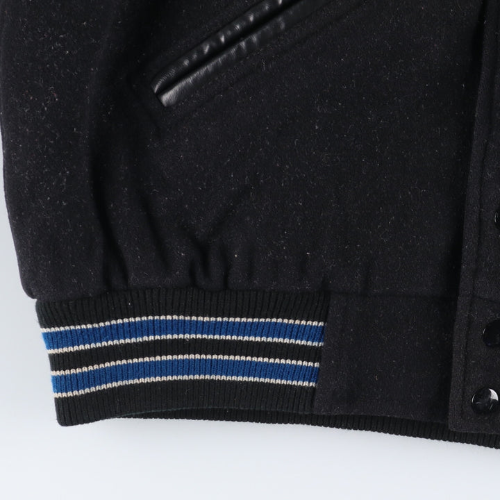 MAVERICK Leather Sleeve Wool Varsity Jacket Award Jacket Varsity Jacket Men's M /eaa406992