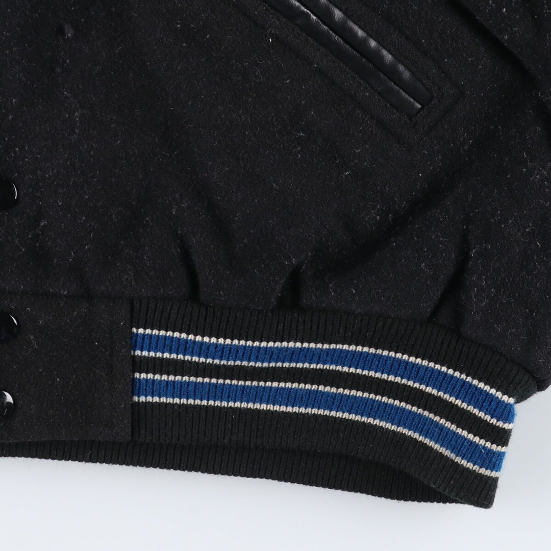 MAVERICK Leather Sleeve Wool Varsity Jacket Award Jacket Varsity Jacket Men's M /eaa406992