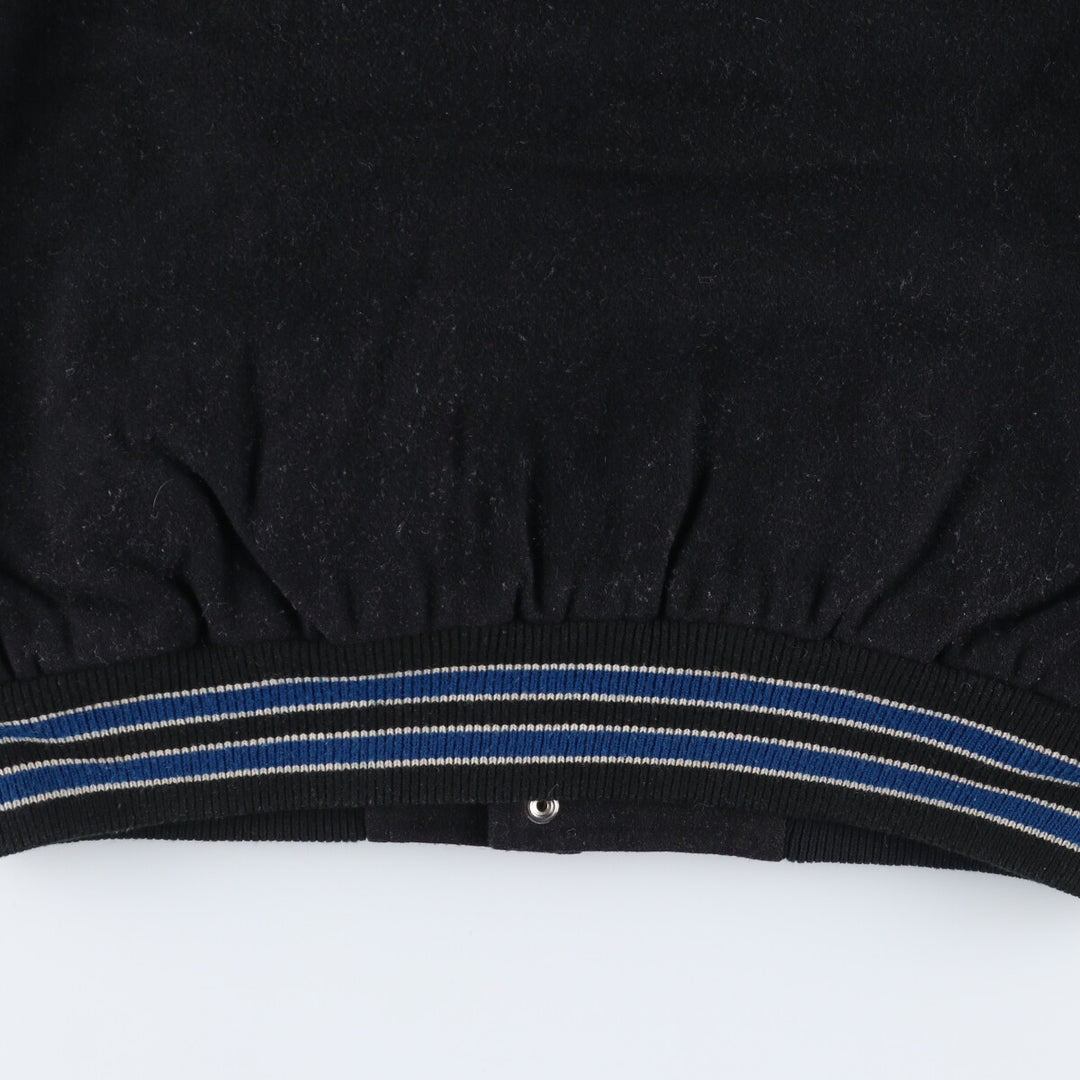 MAVERICK Leather Sleeve Wool Varsity Jacket Award Jacket Varsity Jacket Men's M /eaa406992