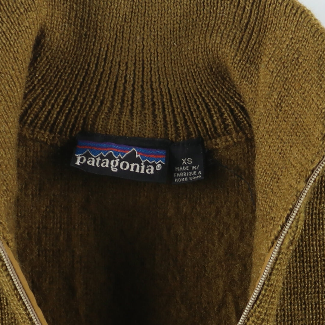 90'S Patagonia Alpinist Sweater 51311F0 Wool Knit Half Zip Sweater Men's XS Vintage /eaa407038