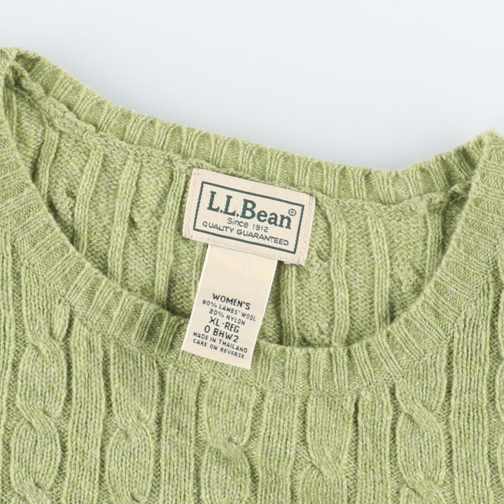 LLBean Lambswool Knit Sweater Women's XL /eaa407083