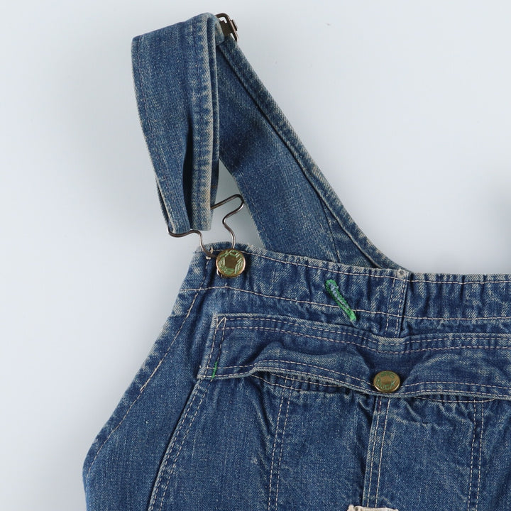 1940'S BIG BUCK Remake Denim Jumper Skirt Made in USA Women's M Vintage /eaa407127