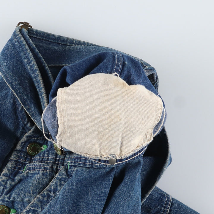 1940'S BIG BUCK Remake Denim Jumper Skirt Made in USA Women's M Vintage /eaa407127