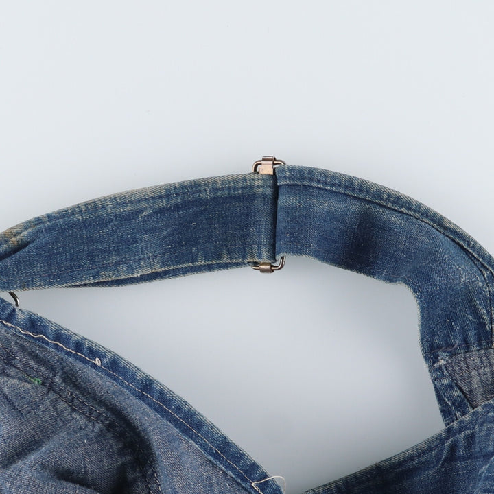 1940'S BIG BUCK Remake Denim Jumper Skirt Made in USA Women's M Vintage /eaa407127