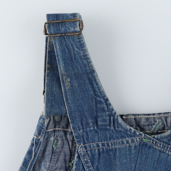 1940'S BIG BUCK Remake Denim Jumper Skirt Made in USA Women's M Vintage /eaa407127