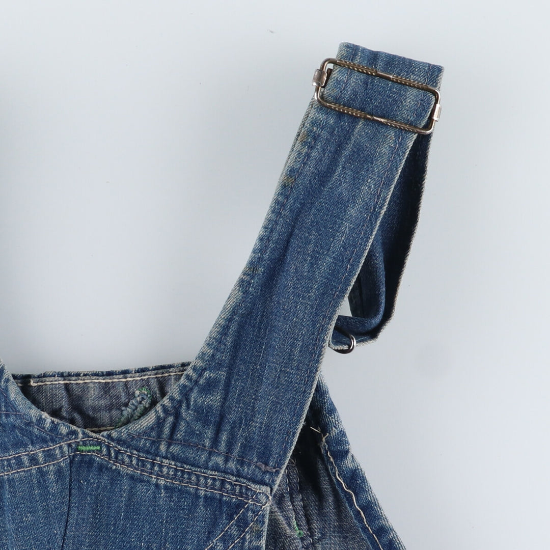 1940'S BIG BUCK Remake Denim Jumper Skirt Made in USA Women's M Vintage /eaa407127