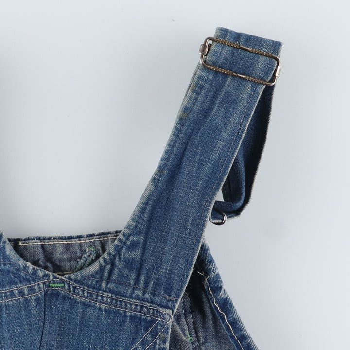 1940'S BIG BUCK Remake Denim Jumper Skirt Made in USA Women's M Vintage /eaa407127