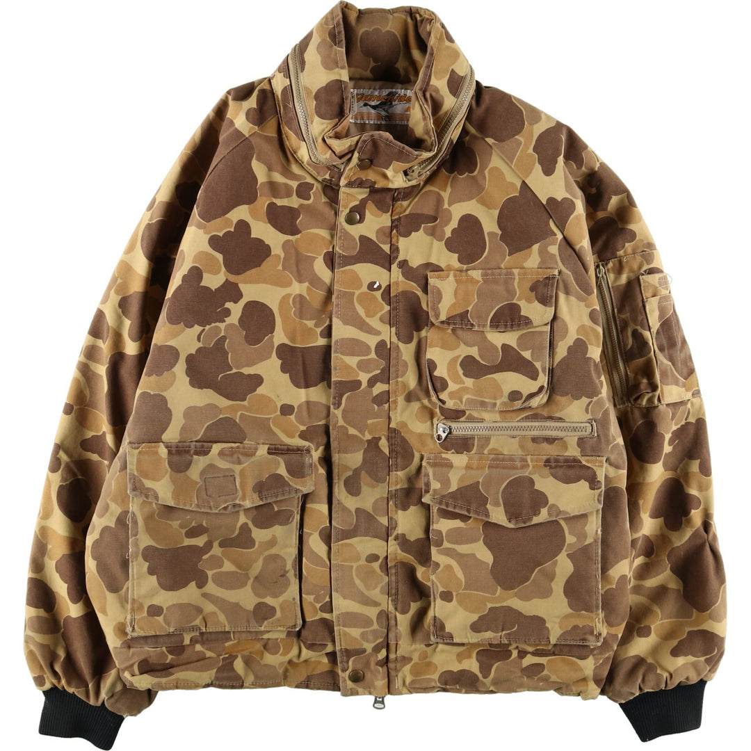 70s~80'S Gamehide Padded Camouflage Pattern Duck Hunter Camo Duck Hunting Jacket Men's XXL Vintage /eaa407259