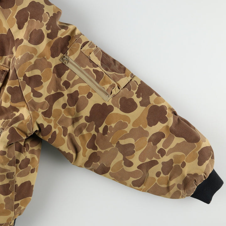 70s~80'S Gamehide Padded Camouflage Pattern Duck Hunter Camo Duck Hunting Jacket Men's XXL Vintage /eaa407259