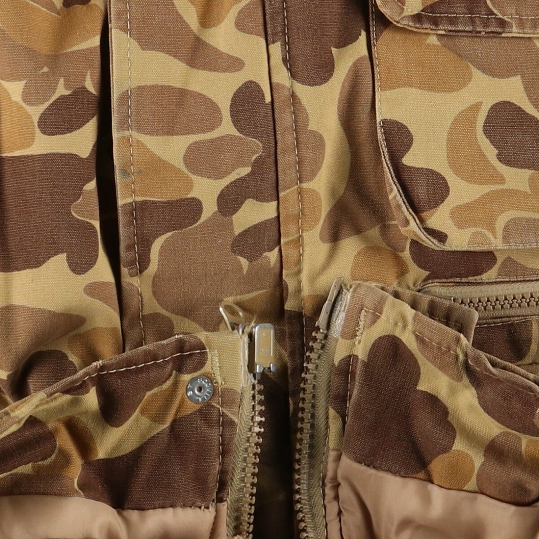 70s~80'S Gamehide Padded Camouflage Pattern Duck Hunter Camo Duck Hunting Jacket Men's XXL Vintage /eaa407259