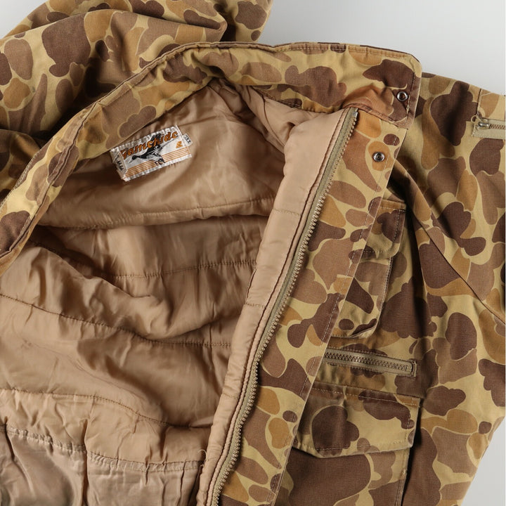 70s~80'S Gamehide Padded Camouflage Pattern Duck Hunter Camo Duck Hunting Jacket Men's XXL Vintage /eaa407259