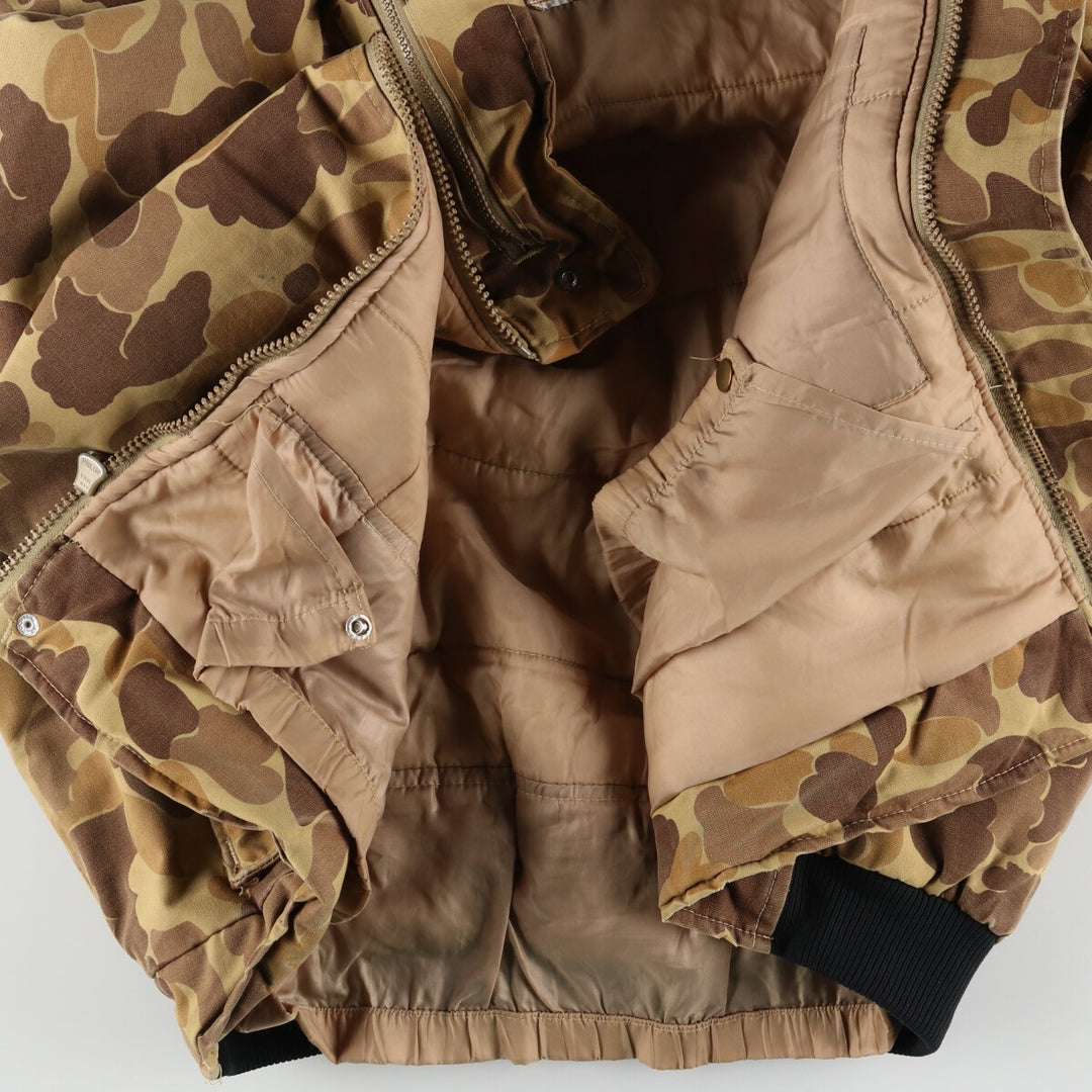 70s~80'S Gamehide Padded Camouflage Pattern Duck Hunter Camo Duck Hunting Jacket Men's XXL Vintage /eaa407259