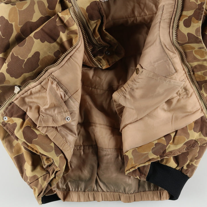70s~80'S Gamehide Padded Camouflage Pattern Duck Hunter Camo Duck Hunting Jacket Men's XXL Vintage /eaa407259