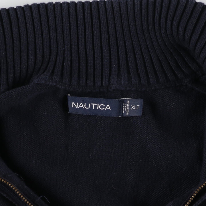 NAUTICA Cotton Knit Half Zip Sweater Men's XL /eaa407356