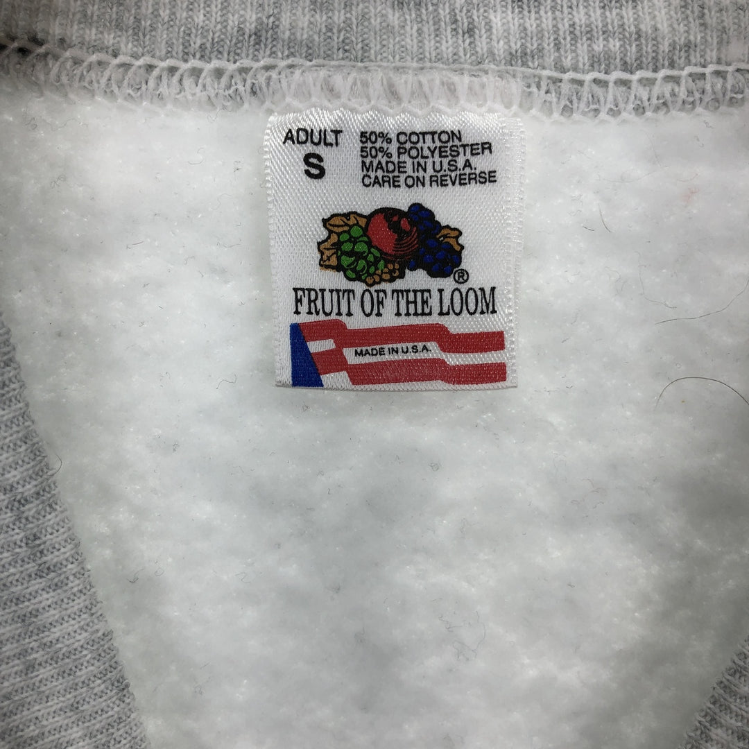 90'S Fruit of the Loom Advertising Sweatshirt Trainer Made in USA Women's S [Elle] /eaa407508