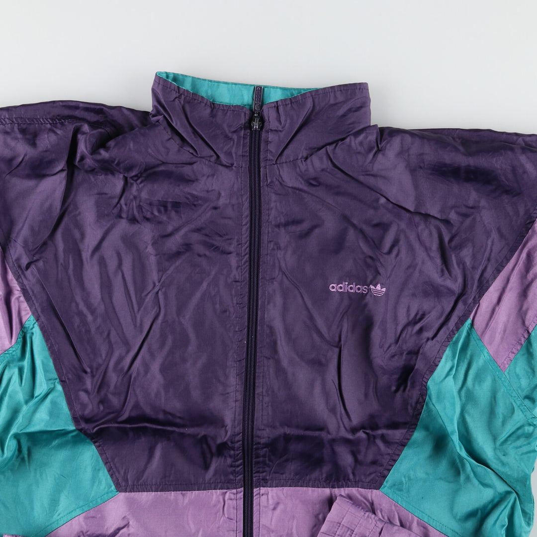 Adidas Back Print Nylon Jacket Men's L Vintage / eaa407540