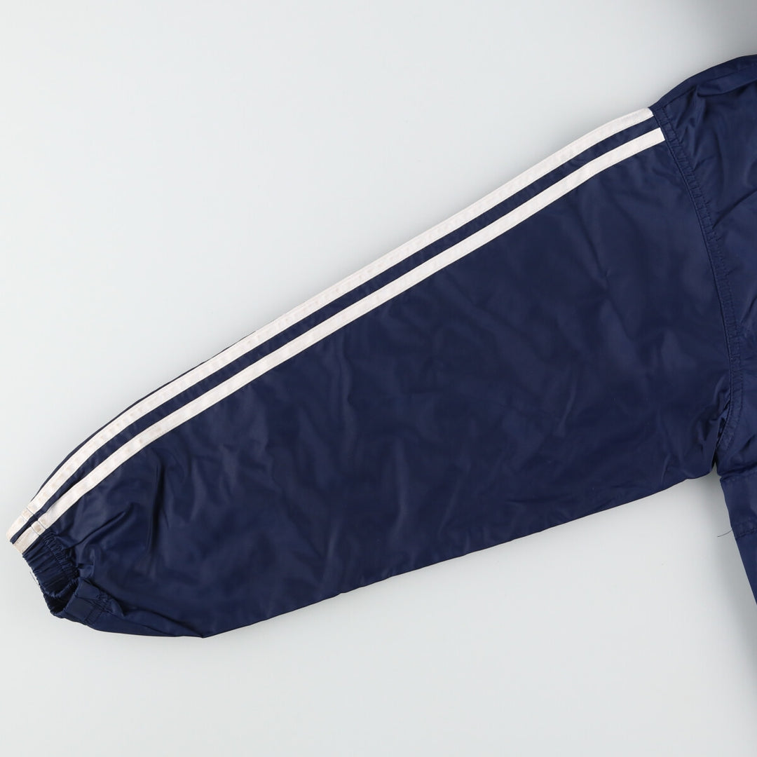 90'S Adidas Back Logo Nylon Hoodie Men's M Vintage / eaa407545