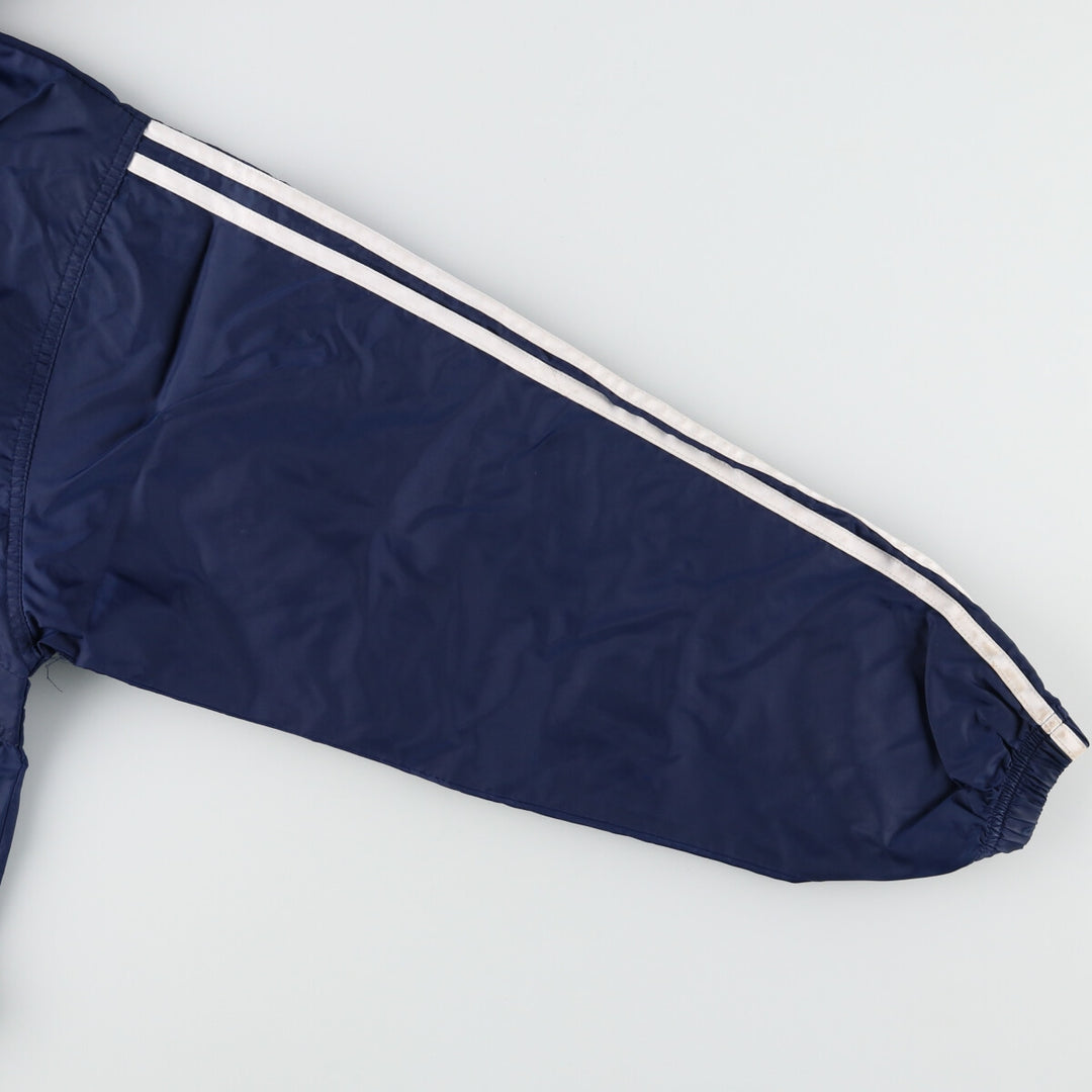 90'S Adidas Back Logo Nylon Hoodie Men's M Vintage / eaa407545