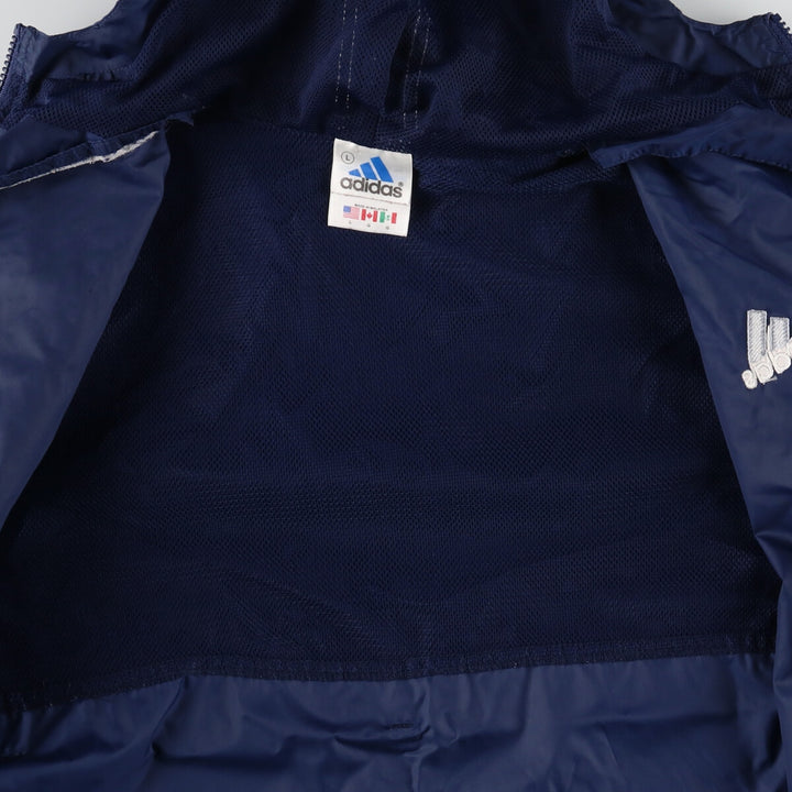 90'S Adidas Back Logo Nylon Hoodie Men's M Vintage / eaa407545