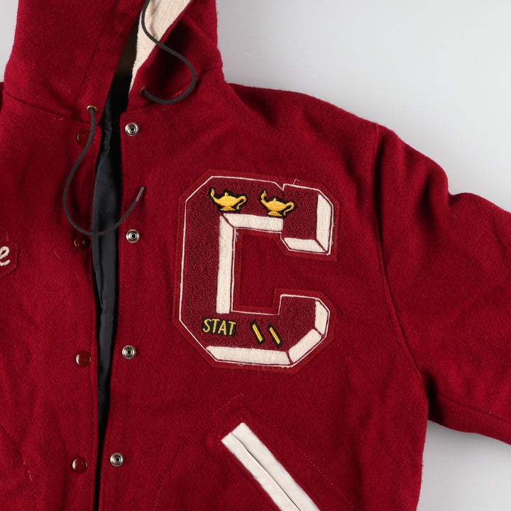 80'S NELSON'S Wool Stadium Jacket Award Jacket Varsity Jacket Women's XL Vintage /eaa407573