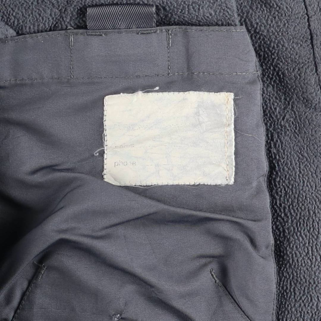 2000'S Nike Back Logo Padded Hoodie Puffer Jacket Men's Size L unclear black type Vintage Second Hand