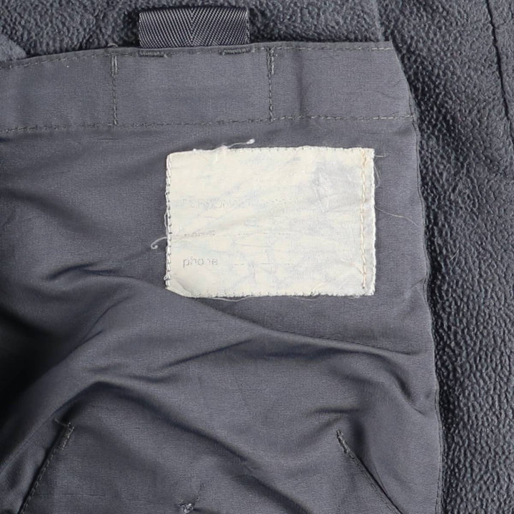 2000'S Nike Back Logo Padded Hoodie Puffer Jacket Men's Size L unclear black type Vintage Second Hand